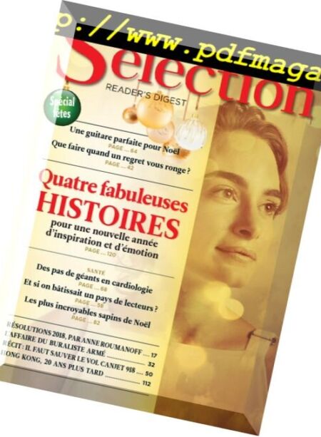 Selection Reader’s Digest France – decembre 2017 Cover