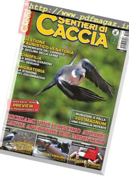 Sentieri Di Caccia – Dicembre 2017 Cover