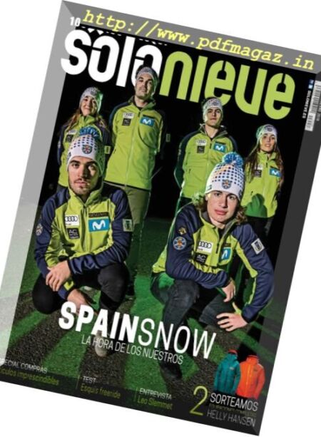 Solo Nieve – enero 2018 Cover