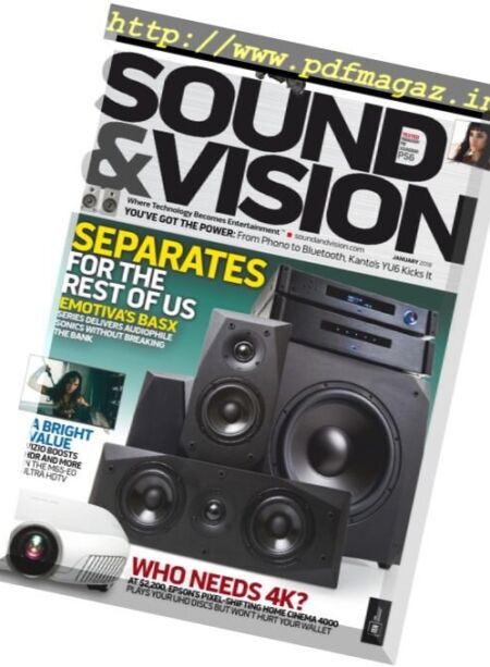Sound & Vision – January 2018 Cover