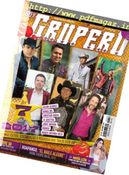 Soy Grupero – diciembre 2017 Cover