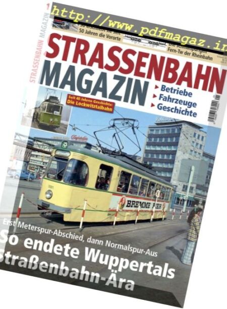 Strassenbahn Magazin – Januar 2018 Cover