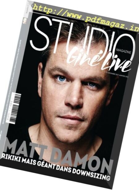 Studio Cine Live – 6 decembre 2017 Cover