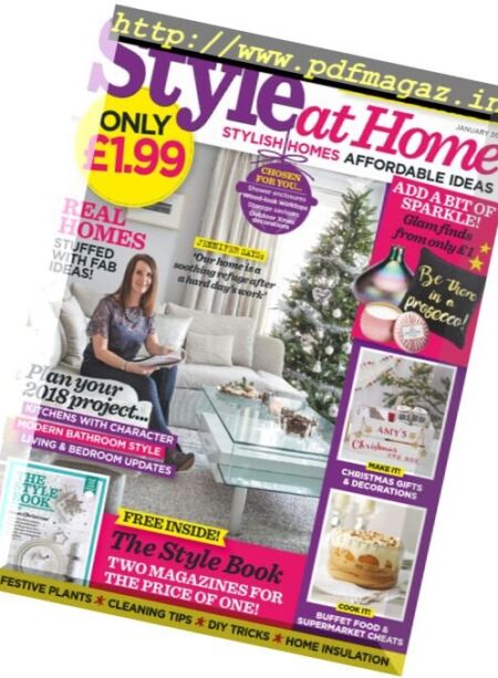 Style at Home UK – January 2018 Cover