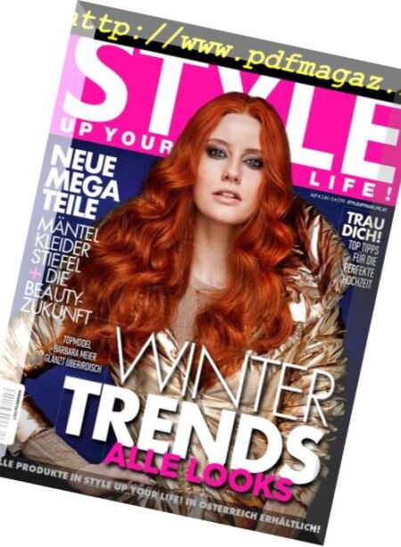 Style Up Your Life! – Winter 2017 Cover