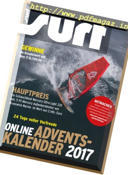 Surf Sonderheft Germany – Dezember 2017 Cover
