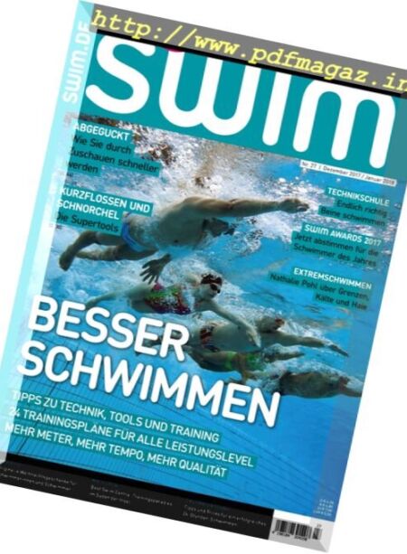 Swim – Dezember 2017 – Januar 2018 Cover