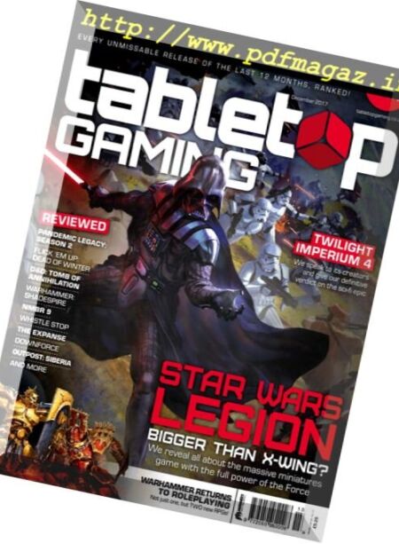 Tabletop Gaming – December 2017 Cover