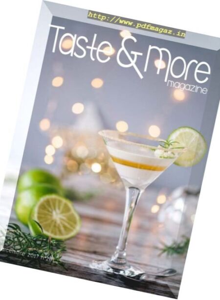 Taste & More – Dicembre 2017 Cover