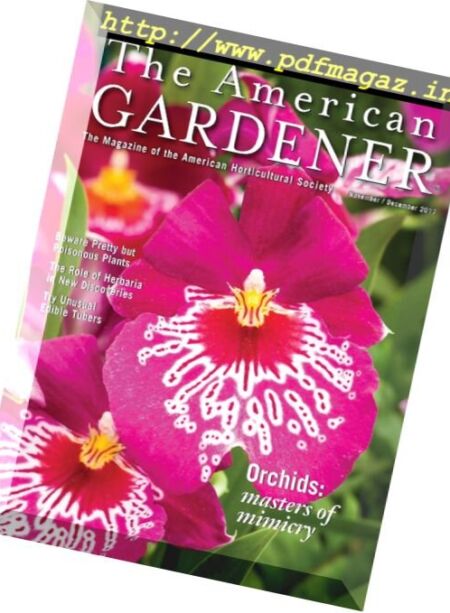 The American Gardener – November-December 2017 Cover