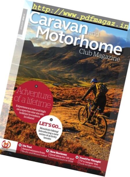 The Caravan Club – January 2018 Cover