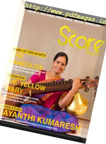 The Score Magazine – December 2017 Cover