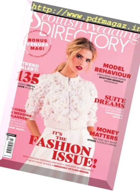 The Scottish Wedding Directory – Winter 2018 Cover
