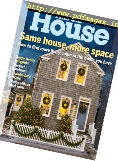 This Old House – January 2018 Cover