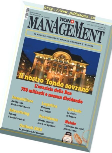 Ticino Management – Dicembre 2017 Cover
