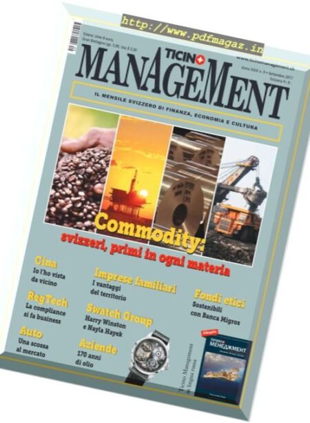 Ticino Management – Settembre 2017 Cover