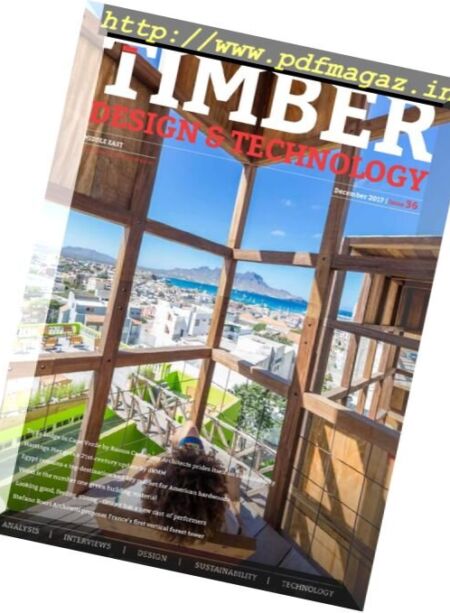 Timber Design & Technology Middle East – December 2017 Cover