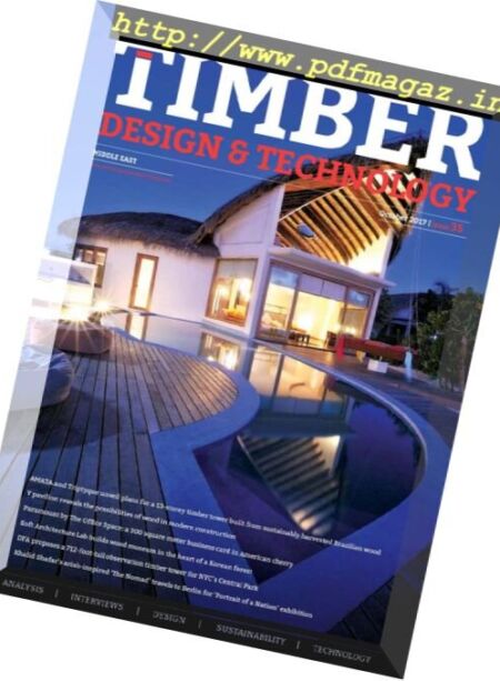 Timber Design & Technology Middle East – October 2017 Cover