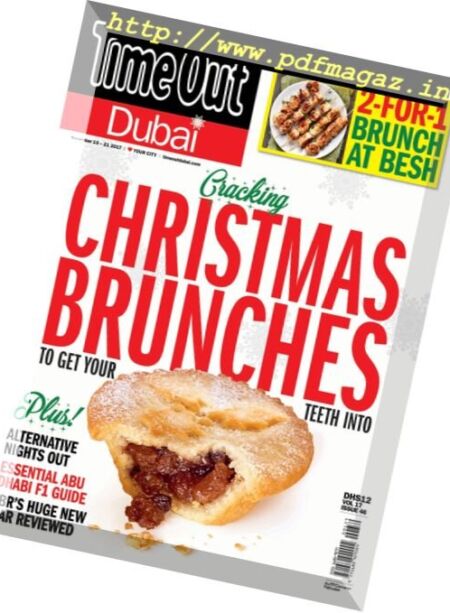 TimeOut Dubai – 15 November 2017 Cover