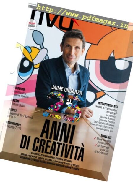 Tivu – Dicembre 2017 Cover