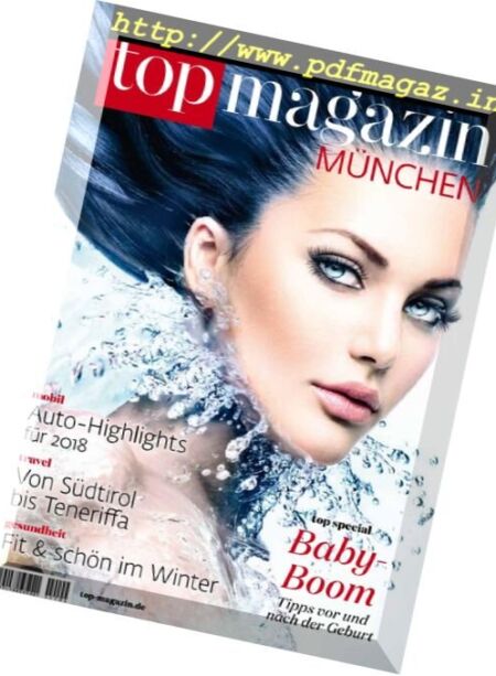 Top Magazin Munchen – Winter 2017-2018 Cover