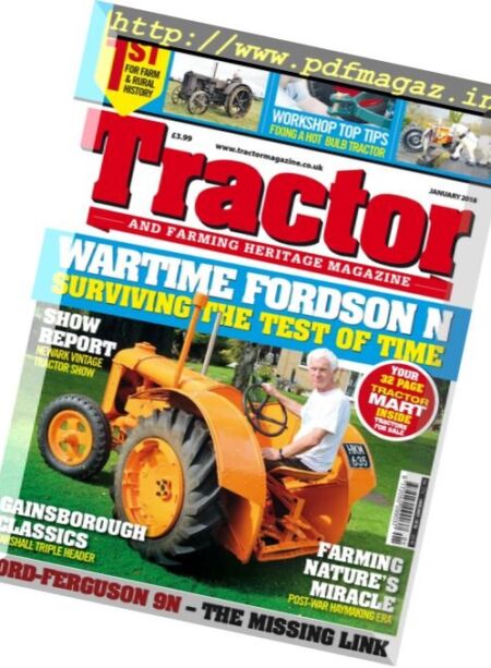 Tractor & Farming Heritage Magazine – January 2018 Cover