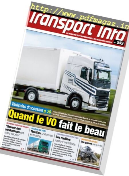 Transport Info Hebdo – decembre 2017 Cover