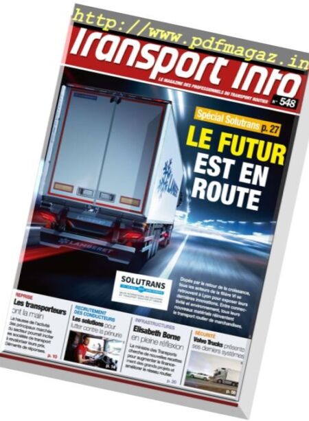 Transport Info Hebdo – novembre 2017 Cover