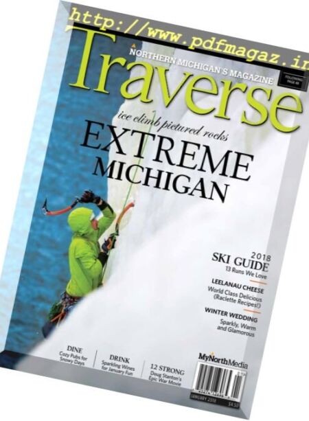 Traverse, Northern Michigan’s Magazine – January 2018 Cover