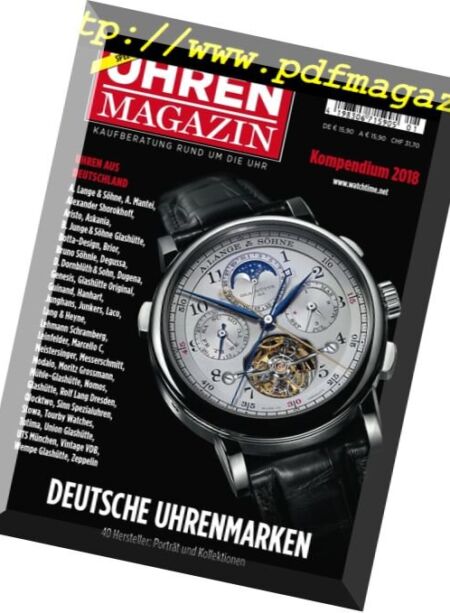 Uhren Magazin Spezial – Kompendium 2018 Cover