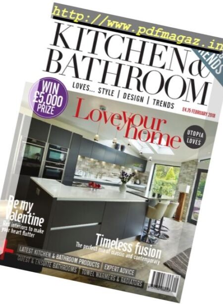Utopia Kitchen & Bathroom – February 2018 Cover