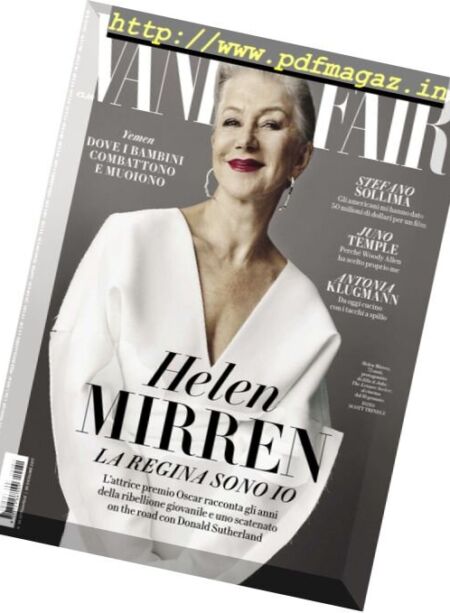 Vanity Fair Italia – 20 Dicembre 2017 Cover