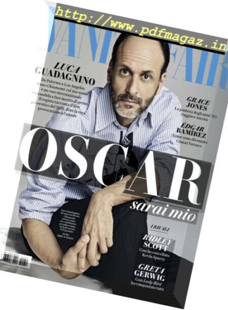 Vanity Fair Italia – 27 Dicembre 2017 Cover