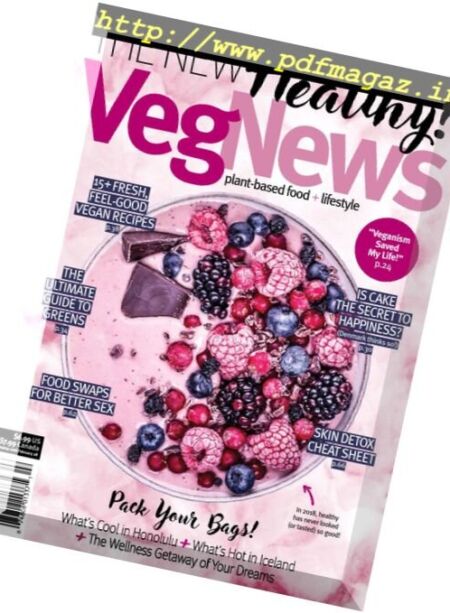VegNews Magazine – 22 December 2017 Cover