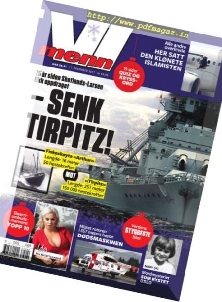 Vi Menn – 11 desember 2017 Cover