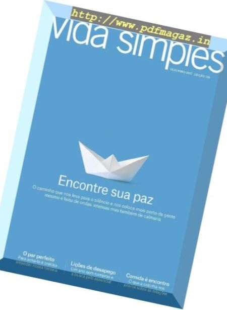Vida Simples Brazil – Dezembro 2017 Cover