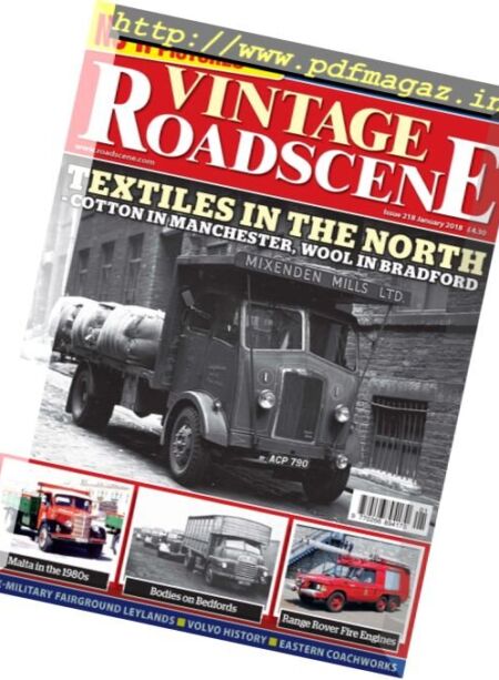 Vintage Roadscene – January 2018 Cover