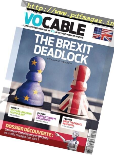Vocable Anglais – 16 novembre 2017 Cover
