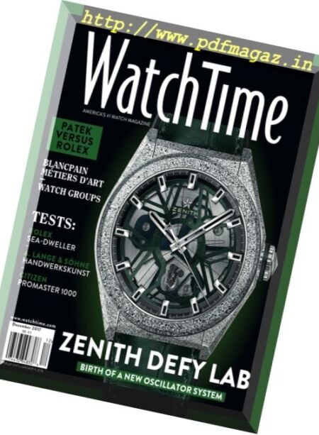 WatchTime – December 2017 Cover
