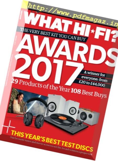 What Hi-Fi UK – Awards 2017 Cover