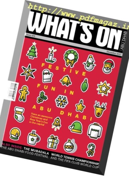 What’s On Abu Dhabi – December 2017 Cover