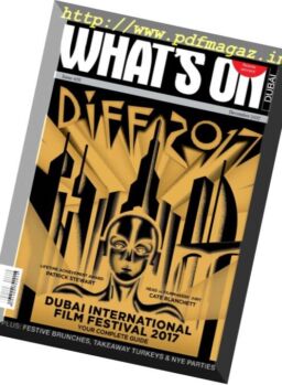What’s On Dubai – December 2017