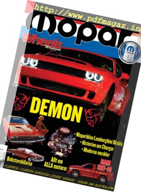 Wheels Sverige – 19 december 2017 Cover