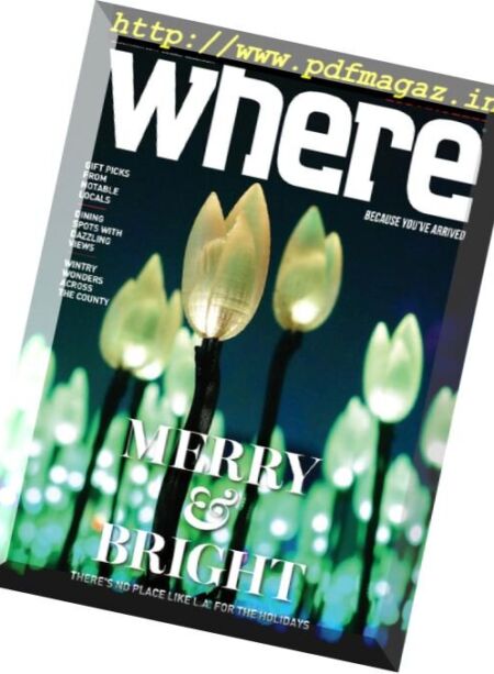 Where Los Angeles – December 2017 Cover
