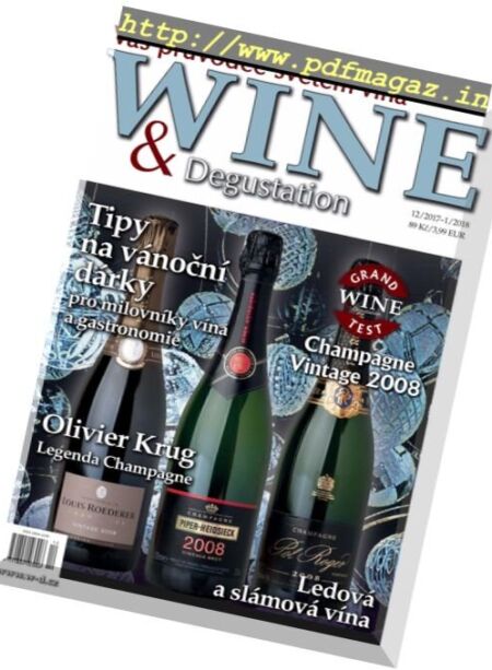 Wine & Degustation – prosinec 2017 Cover