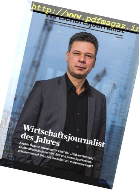Wirtschaftsjournalist – Januar 2018 Cover