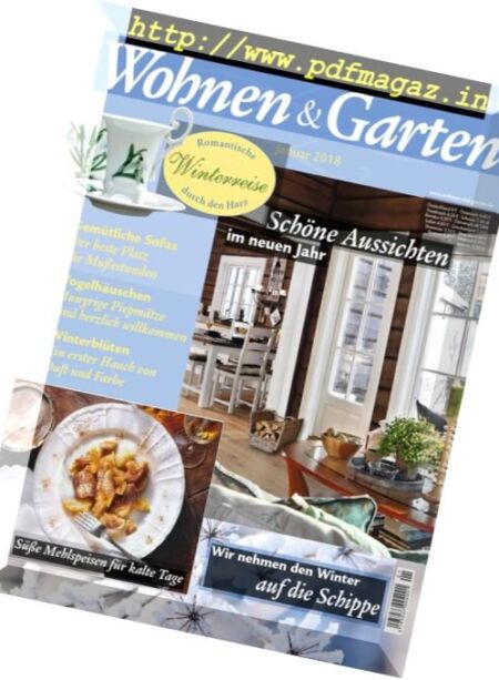 Wohnen & Garten – Januar 2018 Cover
