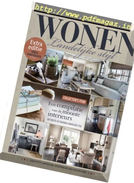 Wonen Landelijke Stijl – januari 2018 Cover