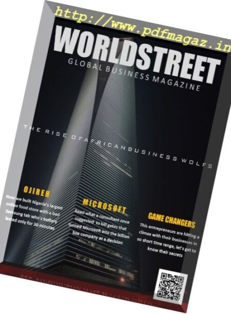 worldstreet magazine – December 2017 Cover