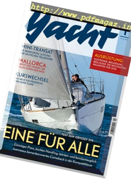 Yacht Germany – 13 Dezember 2017 Cover